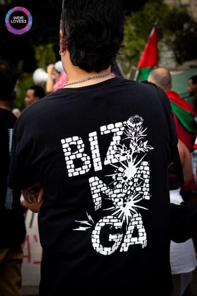 Mani x periodistes assassinats Gaza -BCN, 13/08/25 (Foto: Ignasi Trapero i Martínez)
